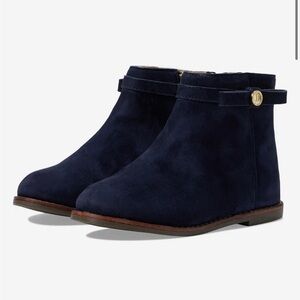 GIRLS SUEDE SIDE ZIP ANKLE BOOTIE